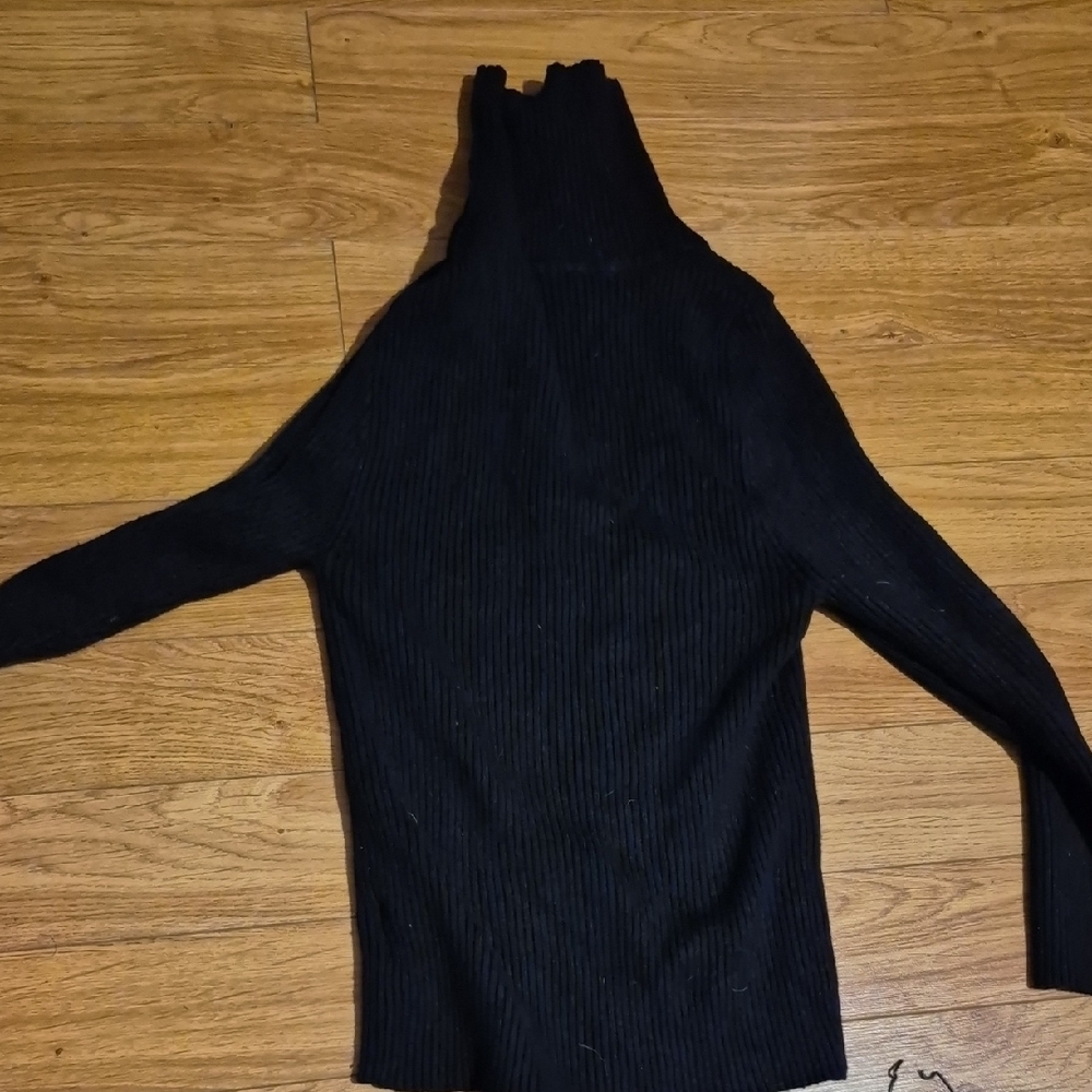 Black Turtleneck Sweater